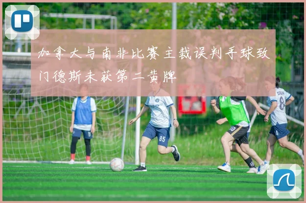 加拿大与南非比赛主裁误判手球致门德斯未获第二黄牌