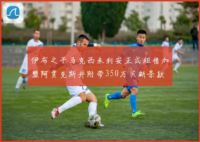 伊布之子马克西米利安正式租借加盟阿贾克斯并附带350万买断条款